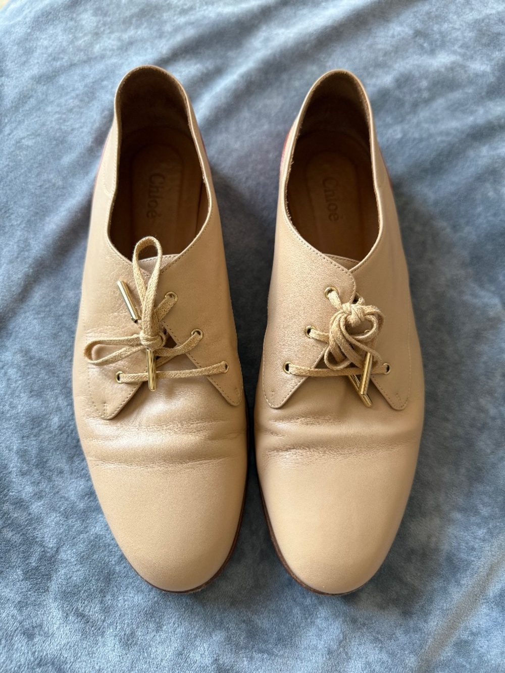 Chloé Leather Oxfords Size 38 (US 8)